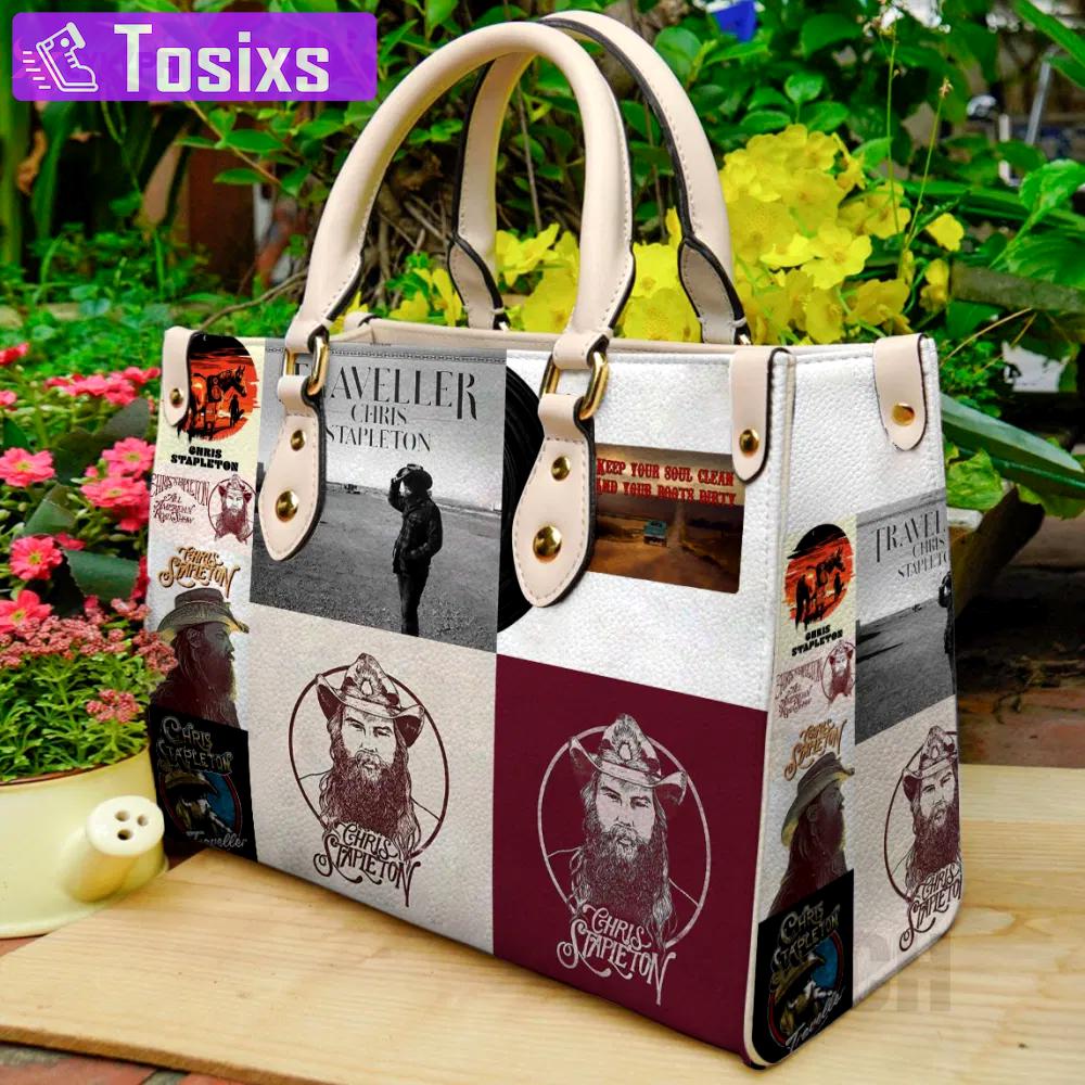 Chris stapleton leather bag for women gift 803 Women Leather Hand Bag