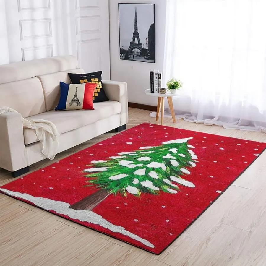 Christmas tree area rug living room rug home decor 1909272 holiday floor decor Rectangle Rug