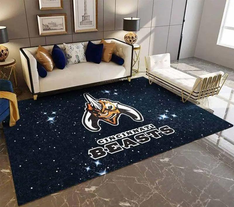 Cincinati beasts nice gift area rug rug regtangle carpet floor decor Rectangle Rug