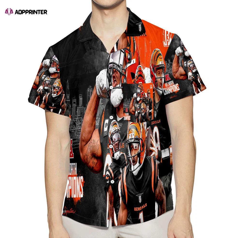 Cincinnati bengals team v12 3d all over print summer beach hawaiian shirt with pocket Hawaii Shirt