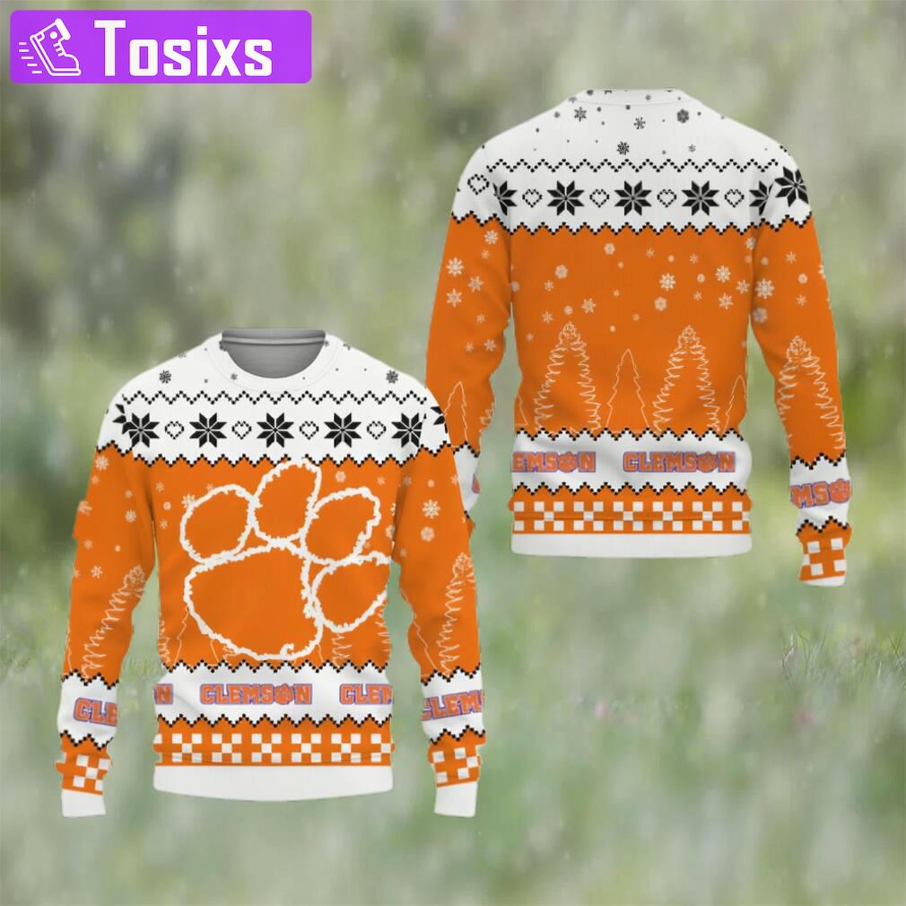 Clemson tigers ugly christmas sweater Christmas Ugly Sweater
