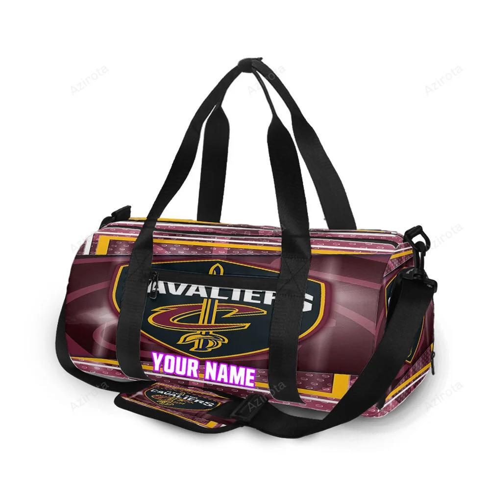 Cleveland cavaliers logo4 personalized name travel bag gym bag 2022 Travel Bag
