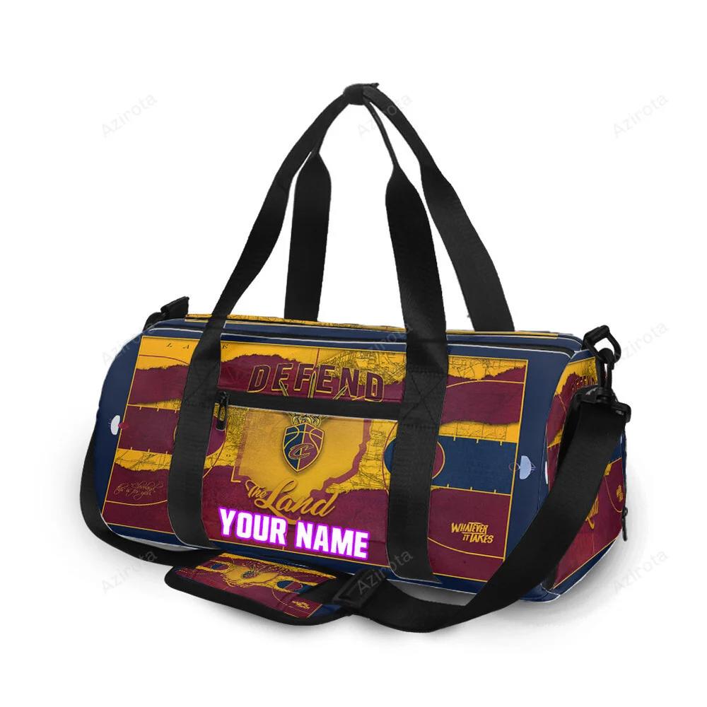 Cleveland cavaliers station personalized name travel bag gym bag 246 Travel Bag