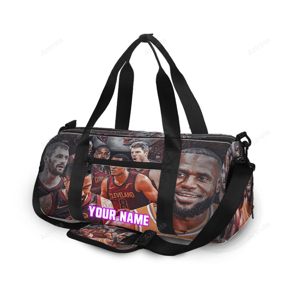 Cleveland cavaliers team2 personalized name travel bag gym bag 211 Travel Bag