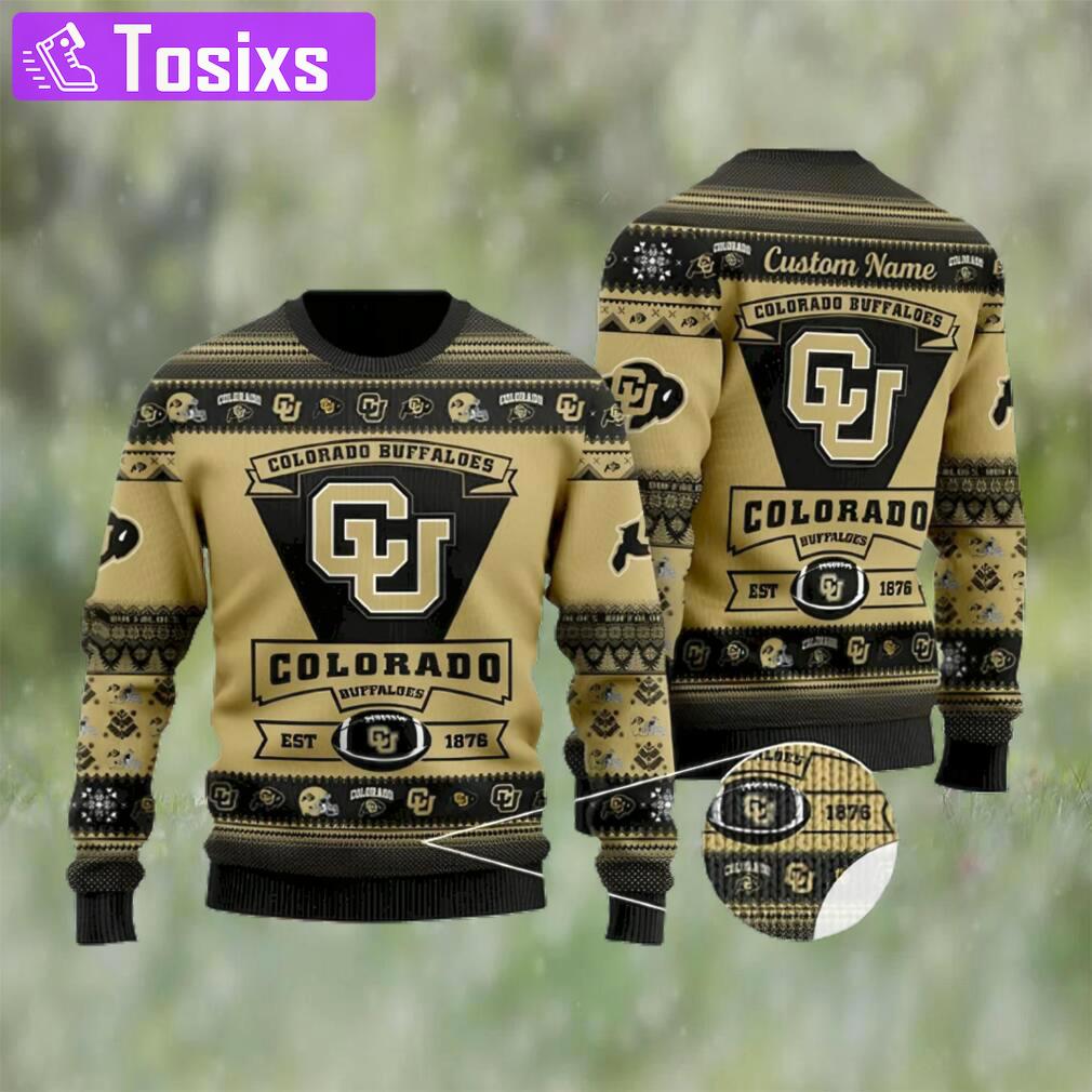 Colorado buffaloes men?s basketball ugly christmas sweater Christmas Ugly Sweater