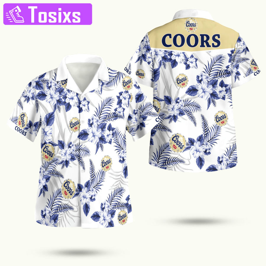 Coors brewing company hawaiian shirt Hawaii Shirt Shorts & Flip Flops
