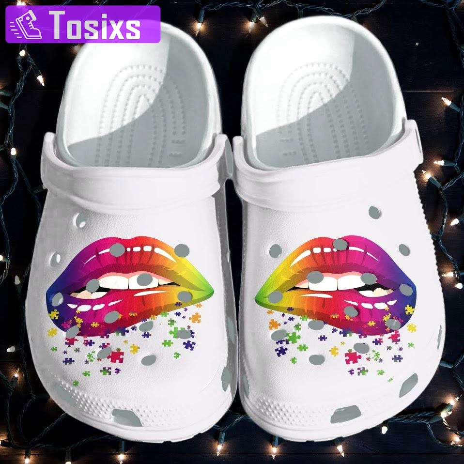 Crocs outfit - autism awareness puzzle sexy lips crocs crocband clog shoes - 152 Crocs Outfit