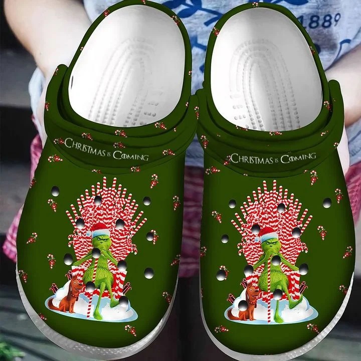 Crocs outfit - christmas is coming grinch crocs crocband clog shoes for men women - 378 Crocs Outfit