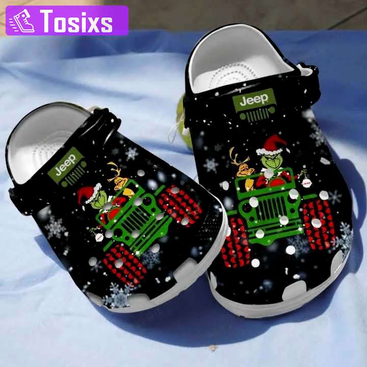 Crocs outfit - christmas jeep grinch crocs clogs crocband shoes - 380 Crocs Outfit