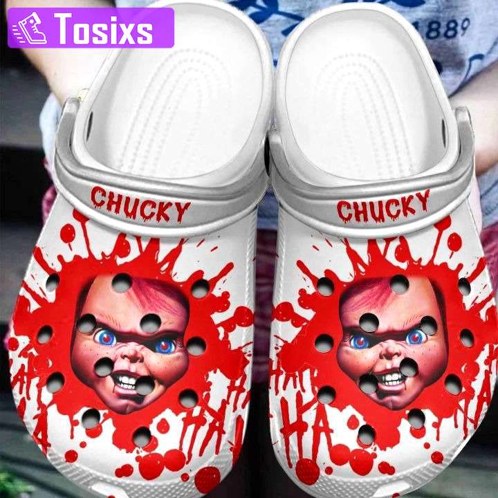 Crocs outfit - chucky bloody horror halloween crocs crocband clogs shoes - 386 Crocs Outfit