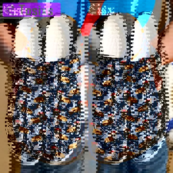 Crocs outfit - corgi dog christmas pattern crocs crocband clog shoes for men women - 410 Crocs Outfit