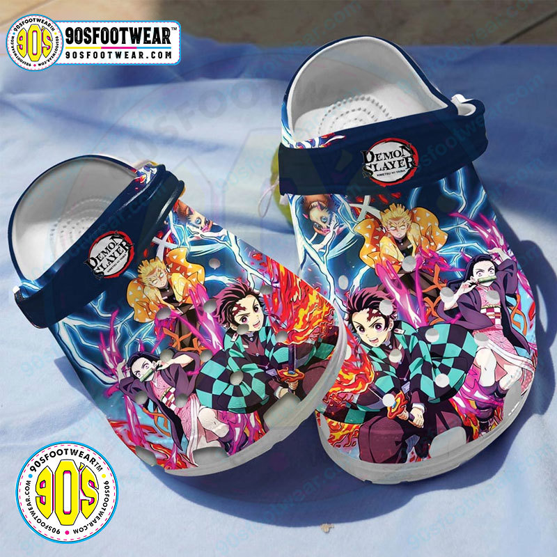 Crocs outfit - demon slayer crocs demon slayer lightning anime clog shoes - 562 Crocs Outfit
