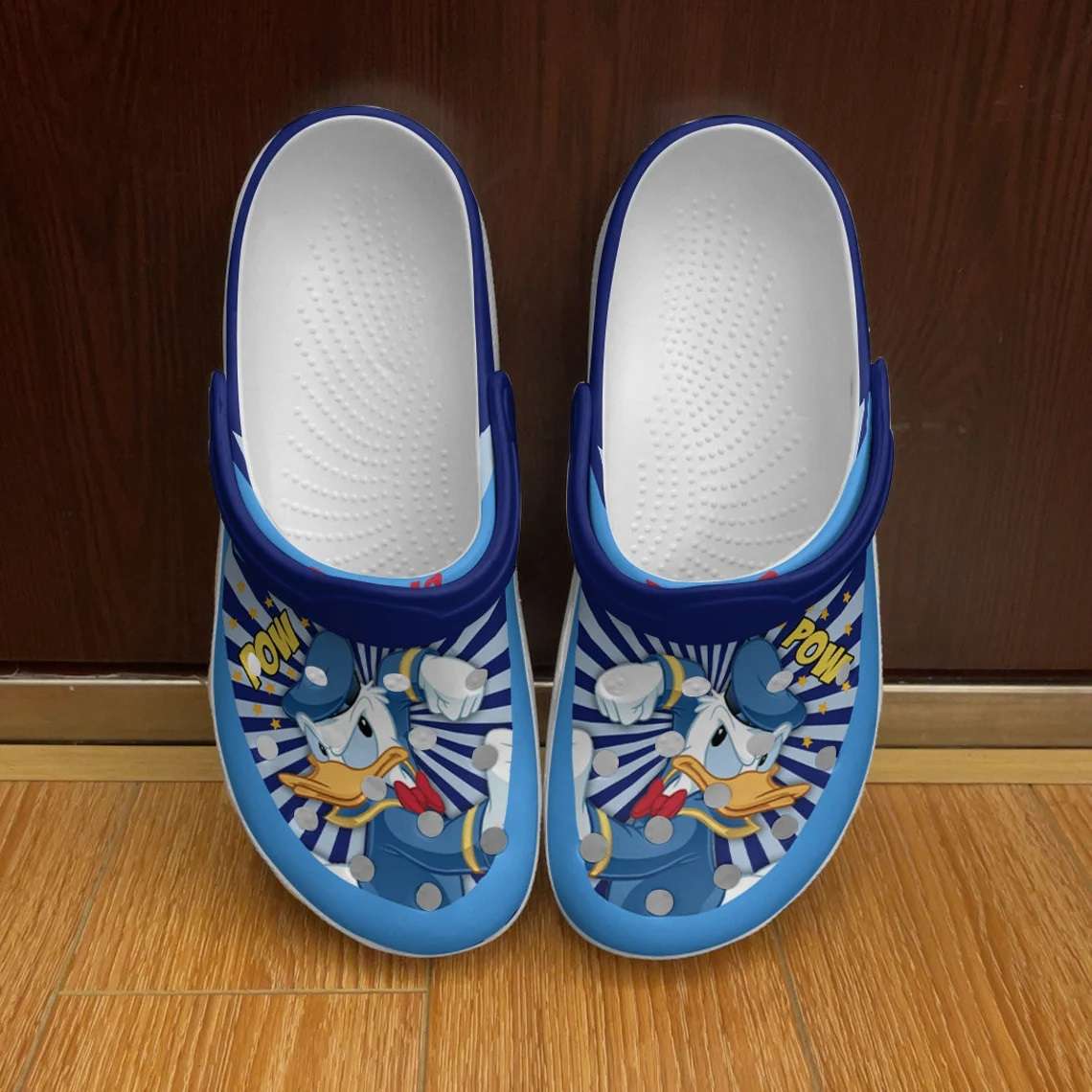 Crocs outfit - donald duck vintage blue yellow disney graphic cartoon unisex crocs clogs crocband shoes - 637 Crocs Outfit