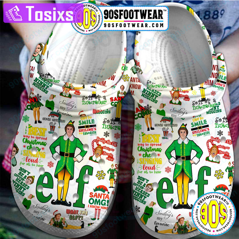 Crocs outfit - elf crocs santa best way to spread christmas funny elf movie clog shoes - 674 Crocs Outfit