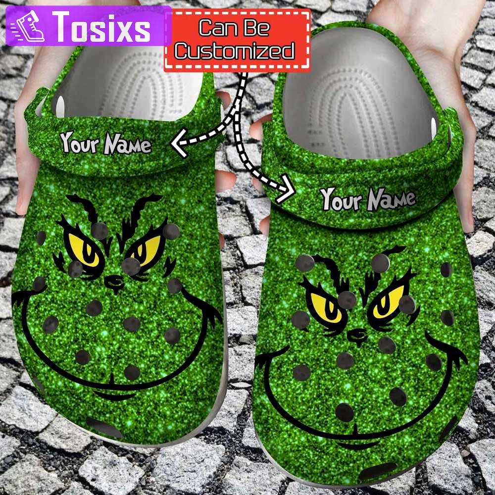 Crocs outfit - grinch christmas light custom name crocs clogs crocband shoes - 793 Crocs Outfit