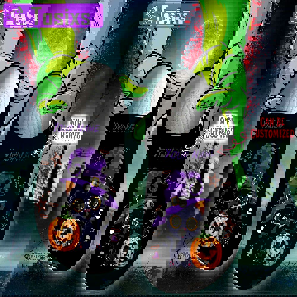 Crocs outfit - halloween crocs personalized black cat witch clogs crocband shoes - 870 Crocs Outfit