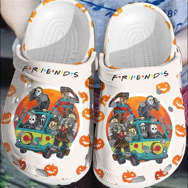 Crocs outfit - halloween horror pumpkin movie characters friends in van crocs crocband clogs - 1049 Crocs Outfit