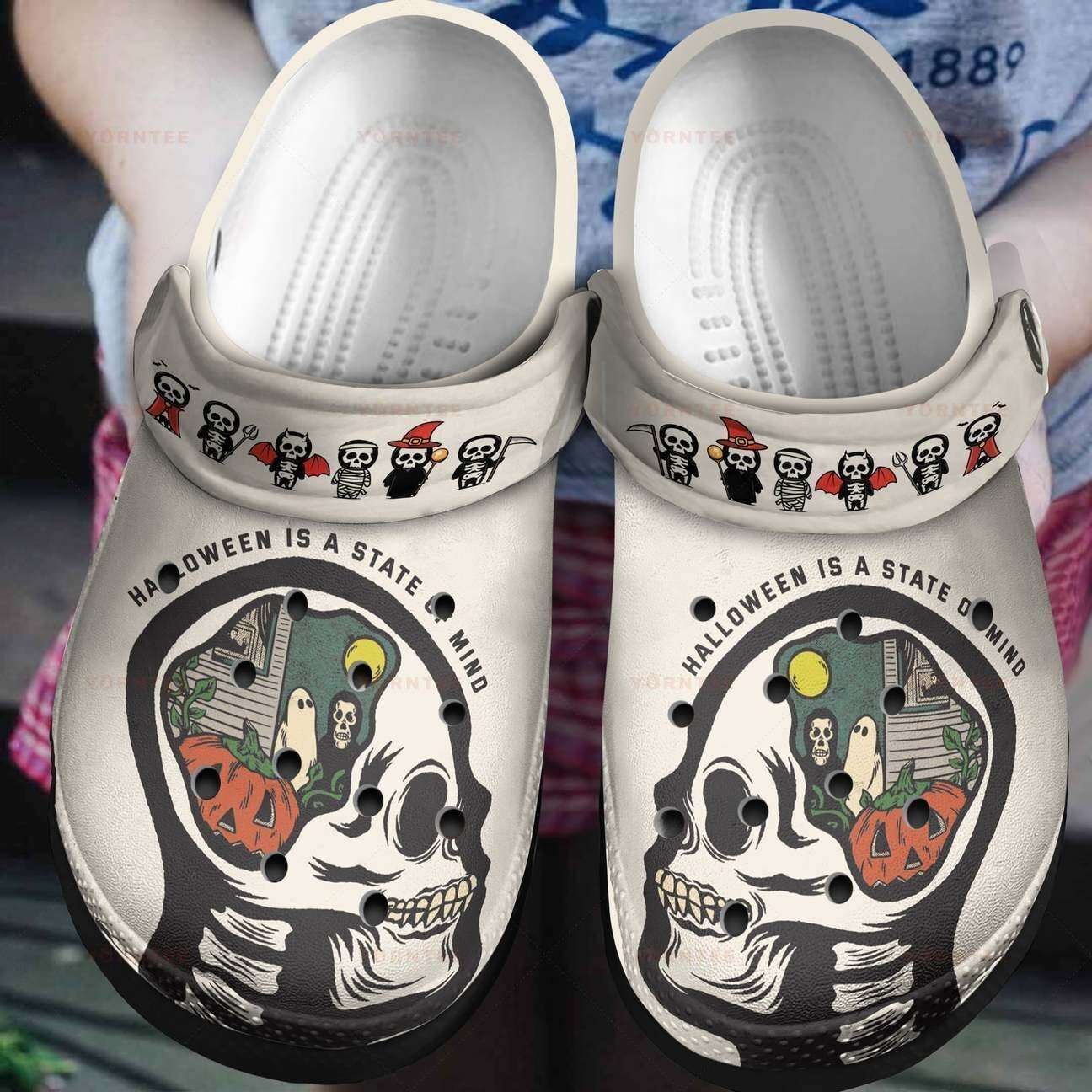 Crocs outfit - halloween is a state of mind crocs crocband clogs - 1053 Crocs Outfit