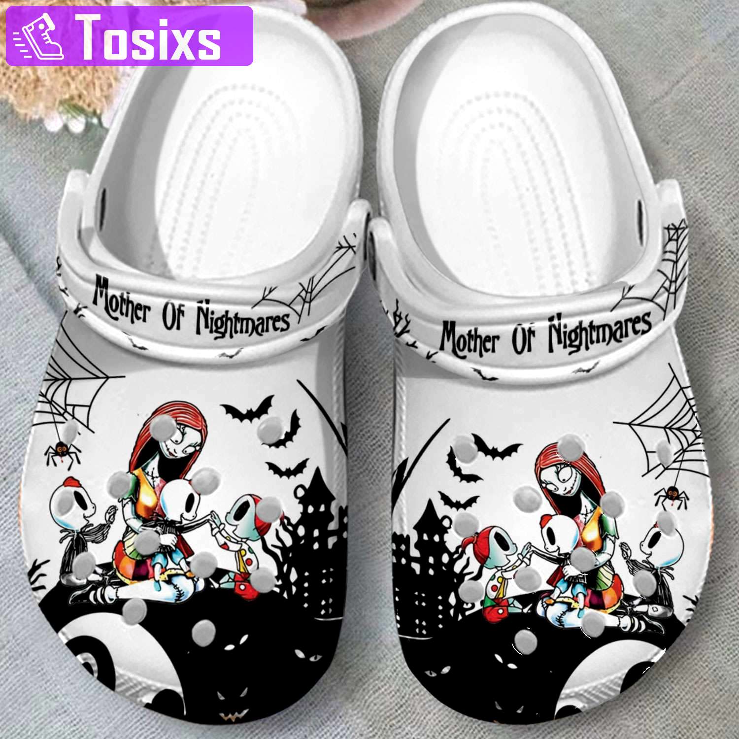 Crocs outfit - halloween sally skellington mother of nightmares crocs crocband clogs - 1104 Crocs Outfit