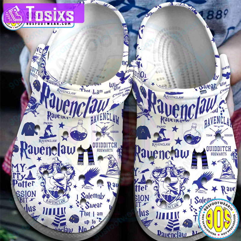 Crocs outfit - harry potter crocs ravenclaw house harry potter movie pattern clog shoes for hp fan - 1165 Crocs Outfit
