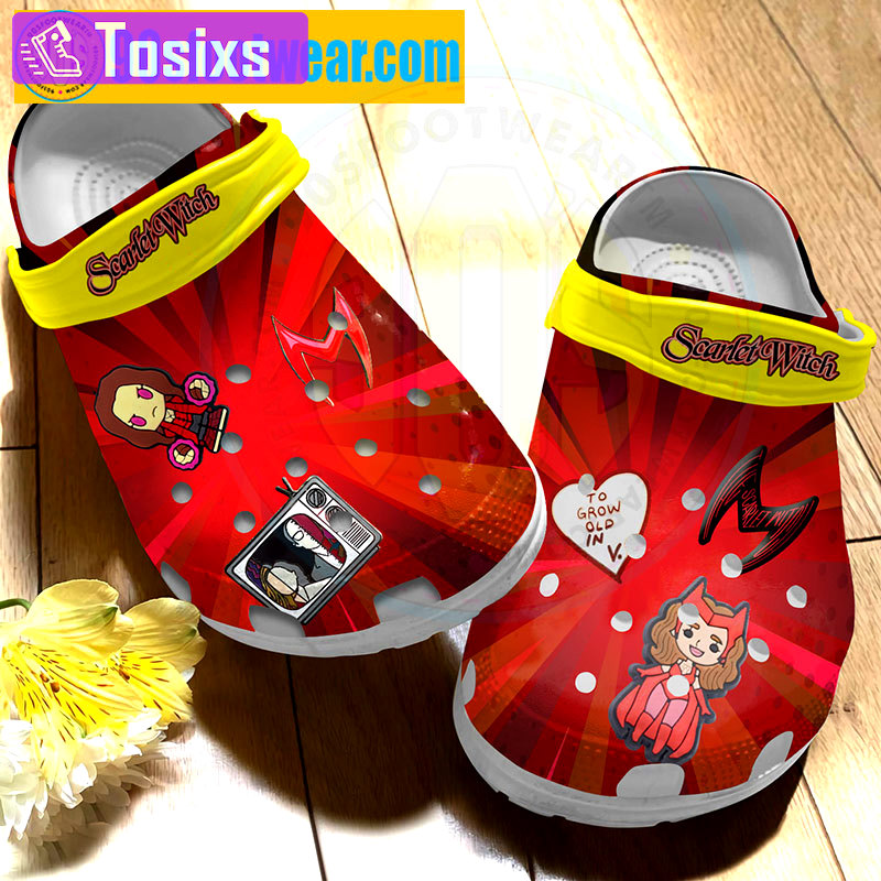 Crocs outfit - marvel crocs cute 3d scarlet witch wanda maximoff classic clogs - 1397 Crocs Outfit