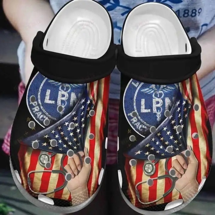Crocs outfit - nurse flag lbn crocs crocband clog shoes for men women - 1533 Crocs Outfit