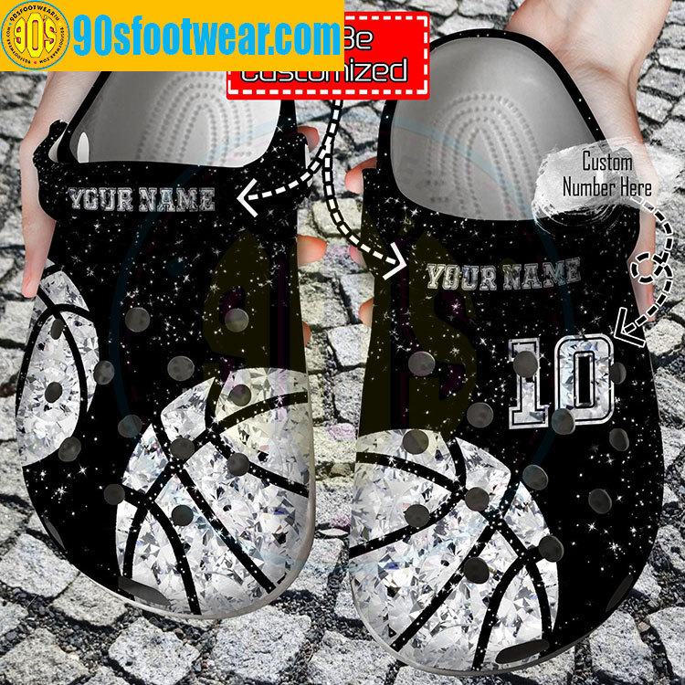 Crocs outfit - personalized basketball crocs basketball diamond custom classic clog - 1627 Crocs Outfit