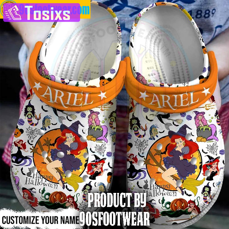 Crocs outfit - personalized disney halloween crocs mermaid classic clog - 1701 Crocs Outfit