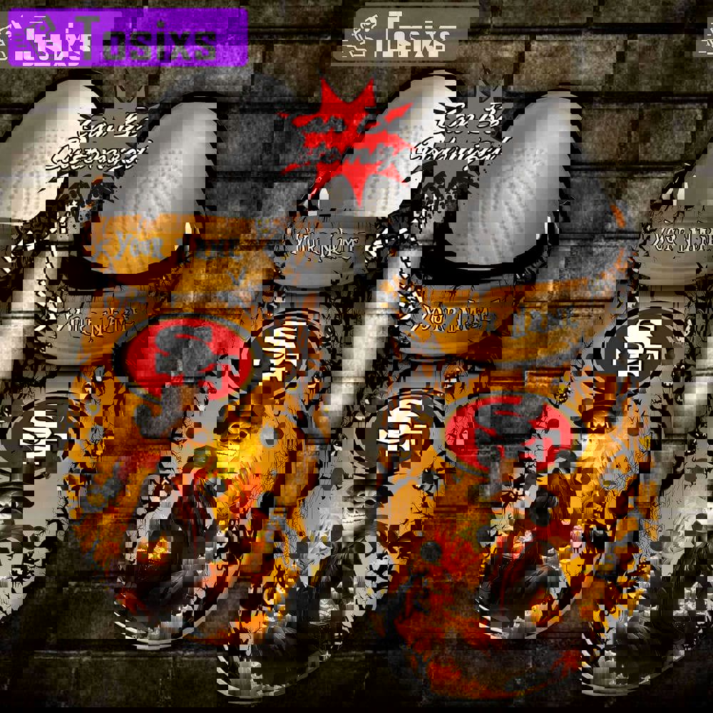 Crocs outfit - personalized sf 49ers halloween light nightmare before christmas crocs clogs crocband shoes - 1828 Crocs Outfit