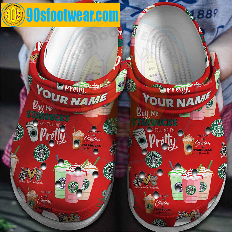 Crocs outfit - personalized starbucks crocs pretty drink starbucks coffee red classic clogs - 1843 Crocs Outfit