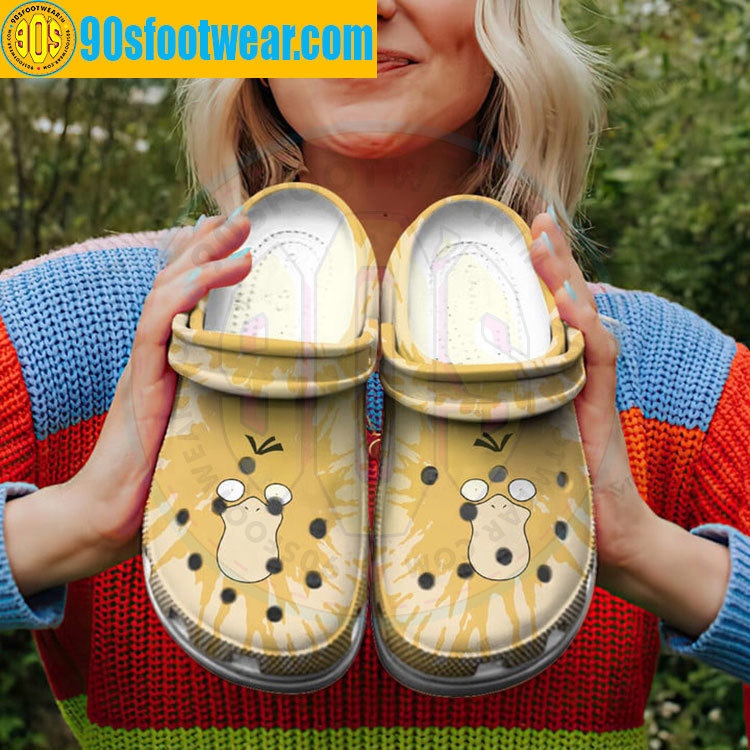 Crocs outfit - pokemon crocs – psyduck tie dye face custom classic clog - 1898 Crocs Outfit