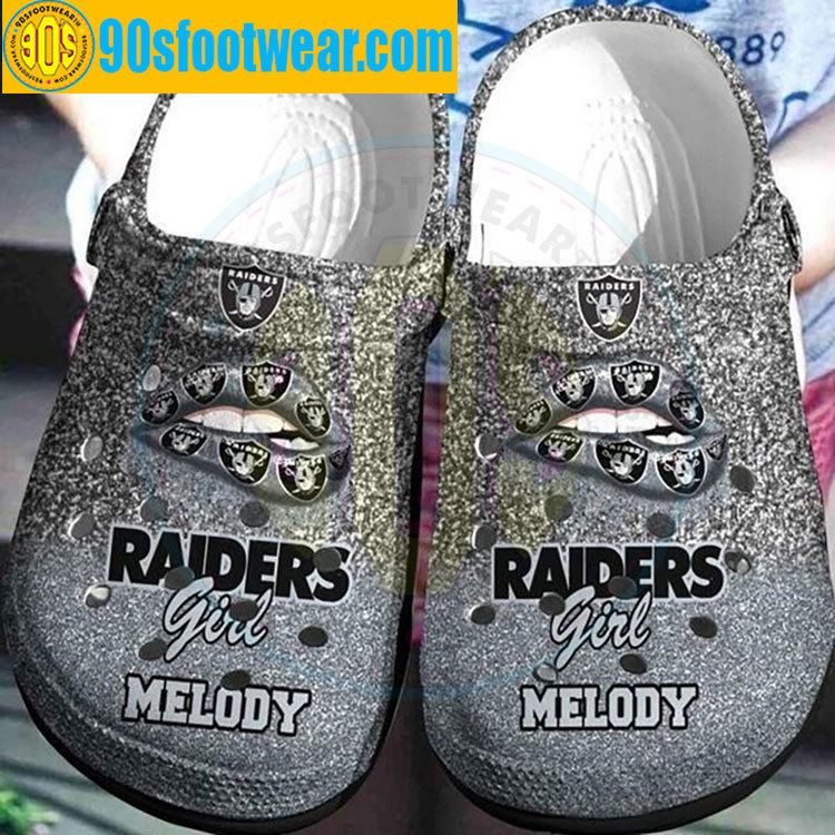 Crocs outfit - raider crocs las vegas raiders girl football team custom classic clog - 1960 Crocs Outfit