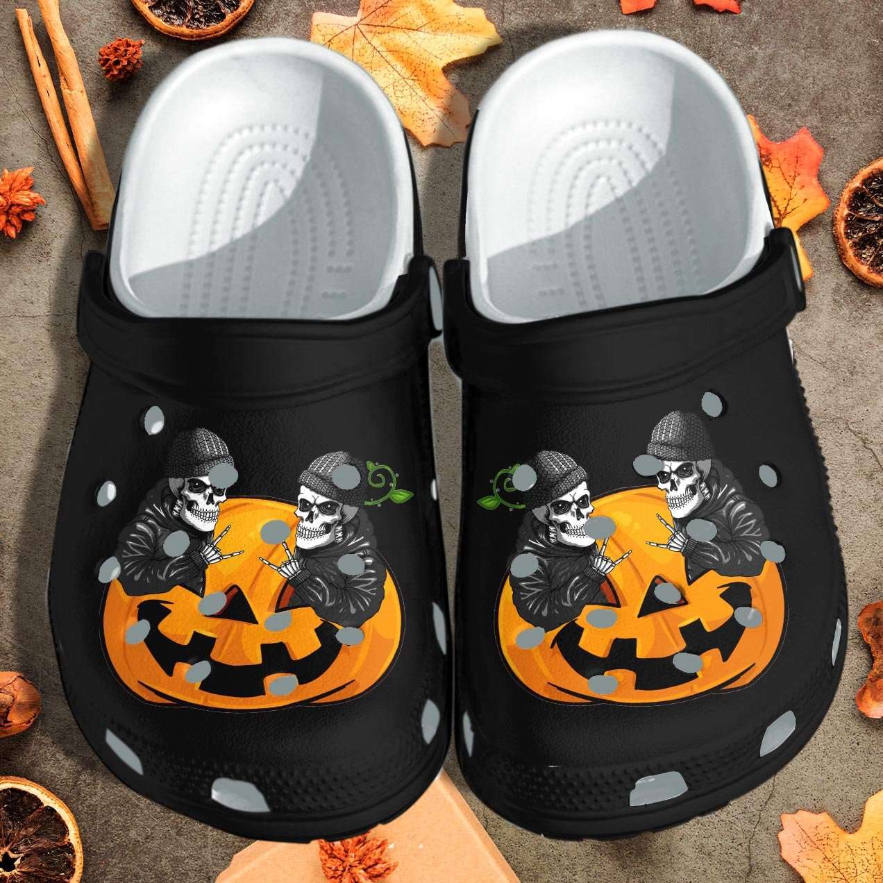 Crocs outfit - skull hip hop tattoo crocs crocband clogs shoes - 2014 Crocs Outfit