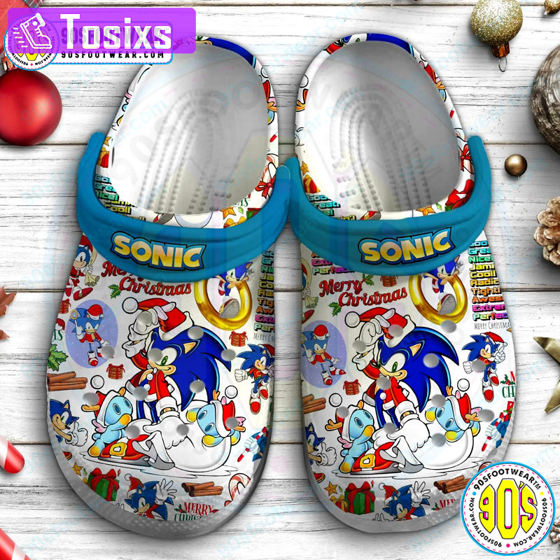 Crocs outfit - sonic crocs sonic the hedgehog game and movie christmas pattern clog shoes - 2027 Crocs Outfit