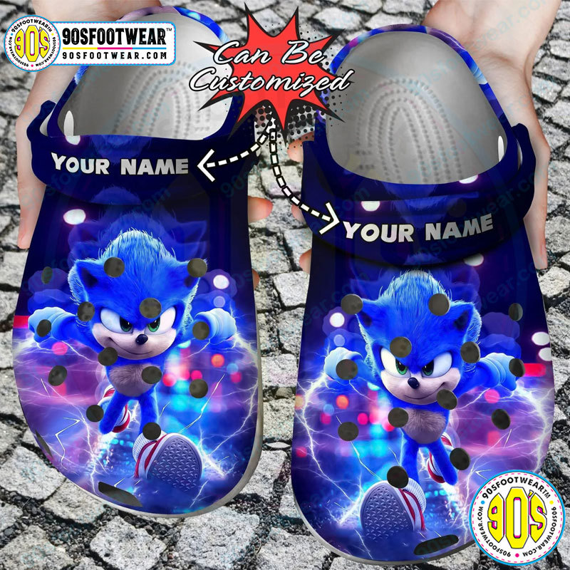 Crocs outfit - sonic personalized crocs sonic the hedgehog game and movie custom clog shoes - 2028 Crocs Outfit