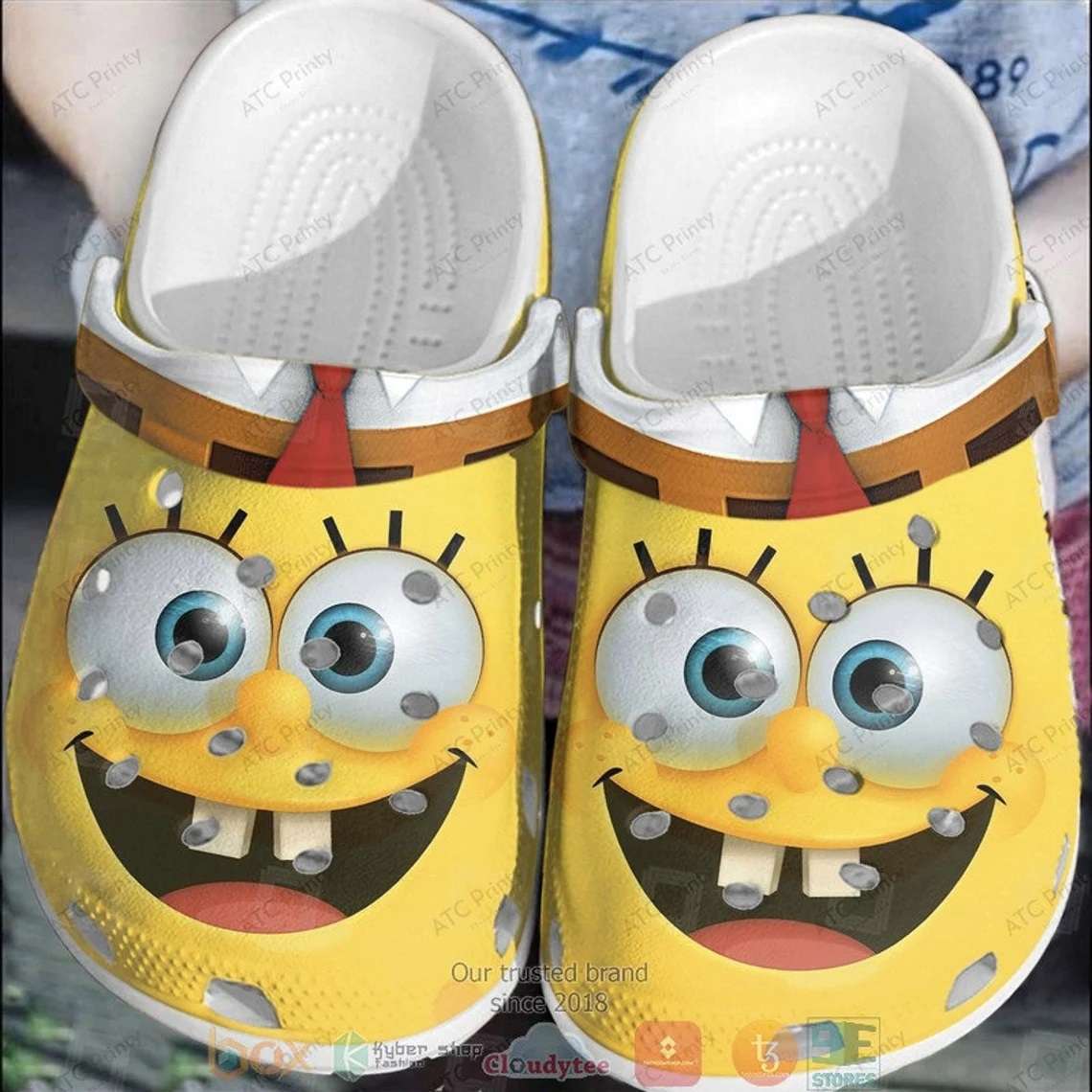 Crocs outfit - spongebob squarepants funny crocs clogs crocband shoes - 2058 Crocs Outfit