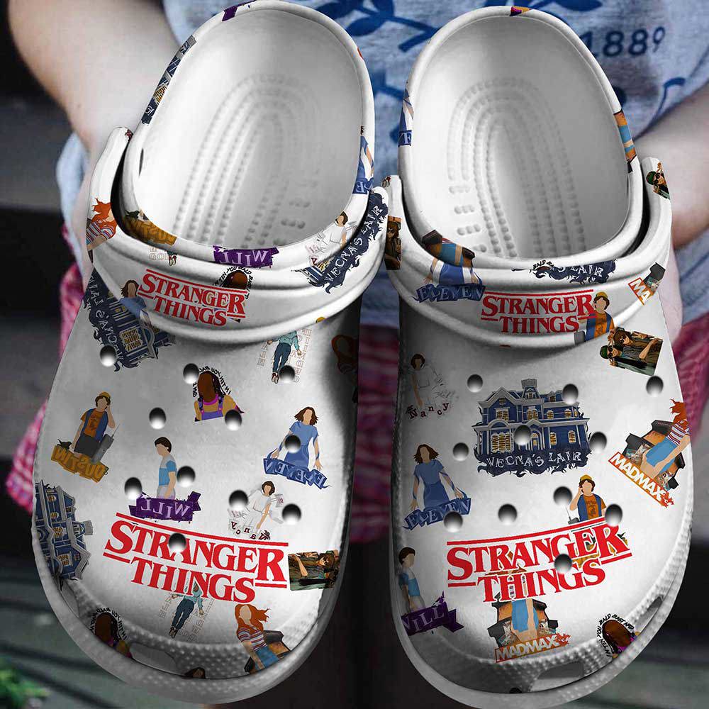 Crocs outfit - stranger things 4 pattern crocs clogs crocband shoes - 2109 Crocs Outfit