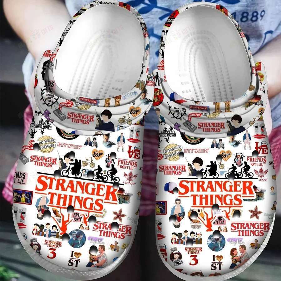 Crocs outfit - stranger things movie pattern crocs crocband clogs shoes - 2118 Crocs Outfit