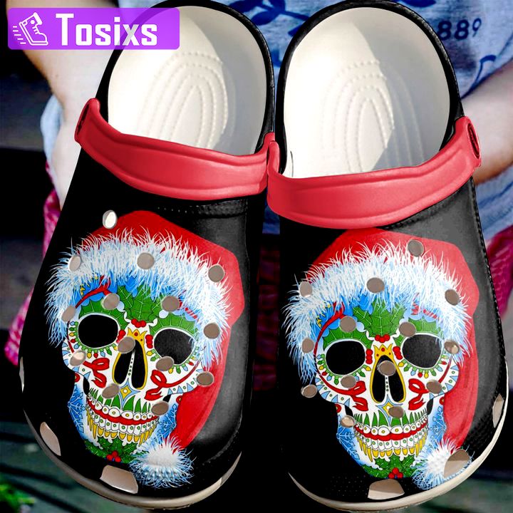 Crocs outfit - sugar skull winter christmas crocs crocband clog shoes for men women - 2131 Crocs Outfit