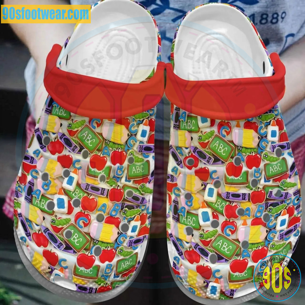 Crocs outfit - teacher crocs – abc alphabet crocs for teachers, kids - 2152 Crocs Outfit