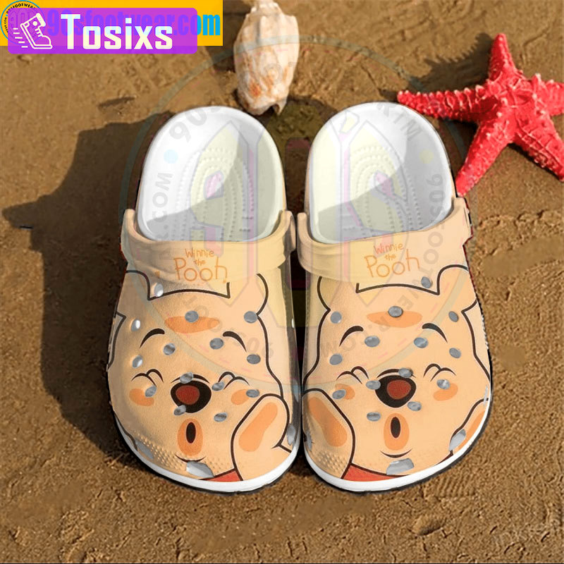 Crocs outfit - winnie the pooh crocs pooh funny face disney classic clog shoes - 2279 Crocs Outfit