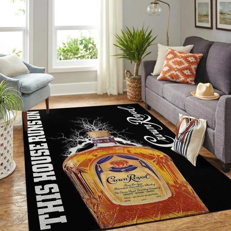 Crown royal area rug this house runs on ofd 2003099 area rug living room carpet rug regtangle carpet floor decor home decor Rectangle Rug