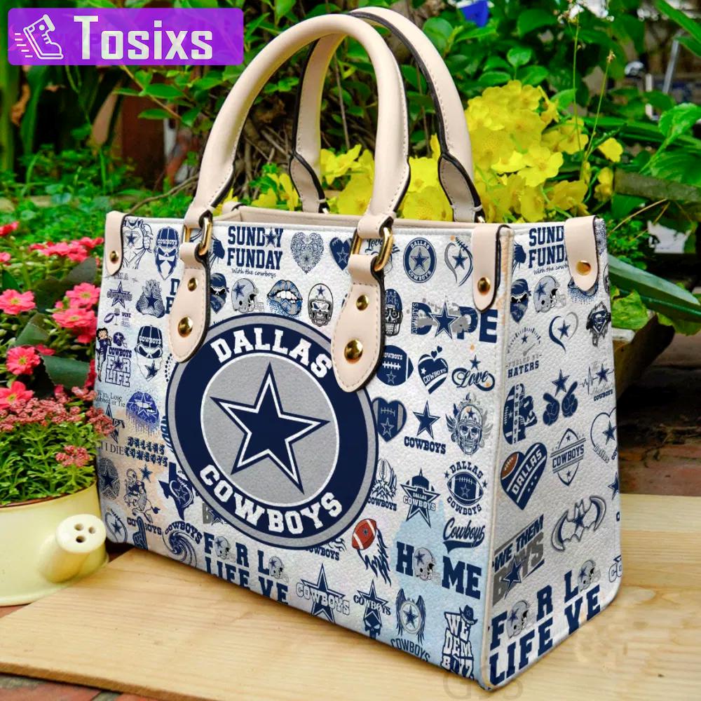 Dallas cowboys hand leather bag for women gift 1445 Women Leather Hand Bag