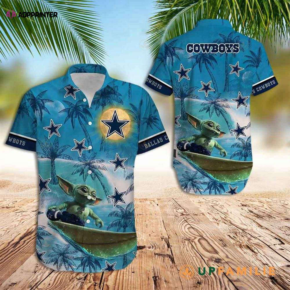 Dallas hawaiian shirt cowboys footbal nfl baby yoda best hawaiian shirts Hawaii Shirt