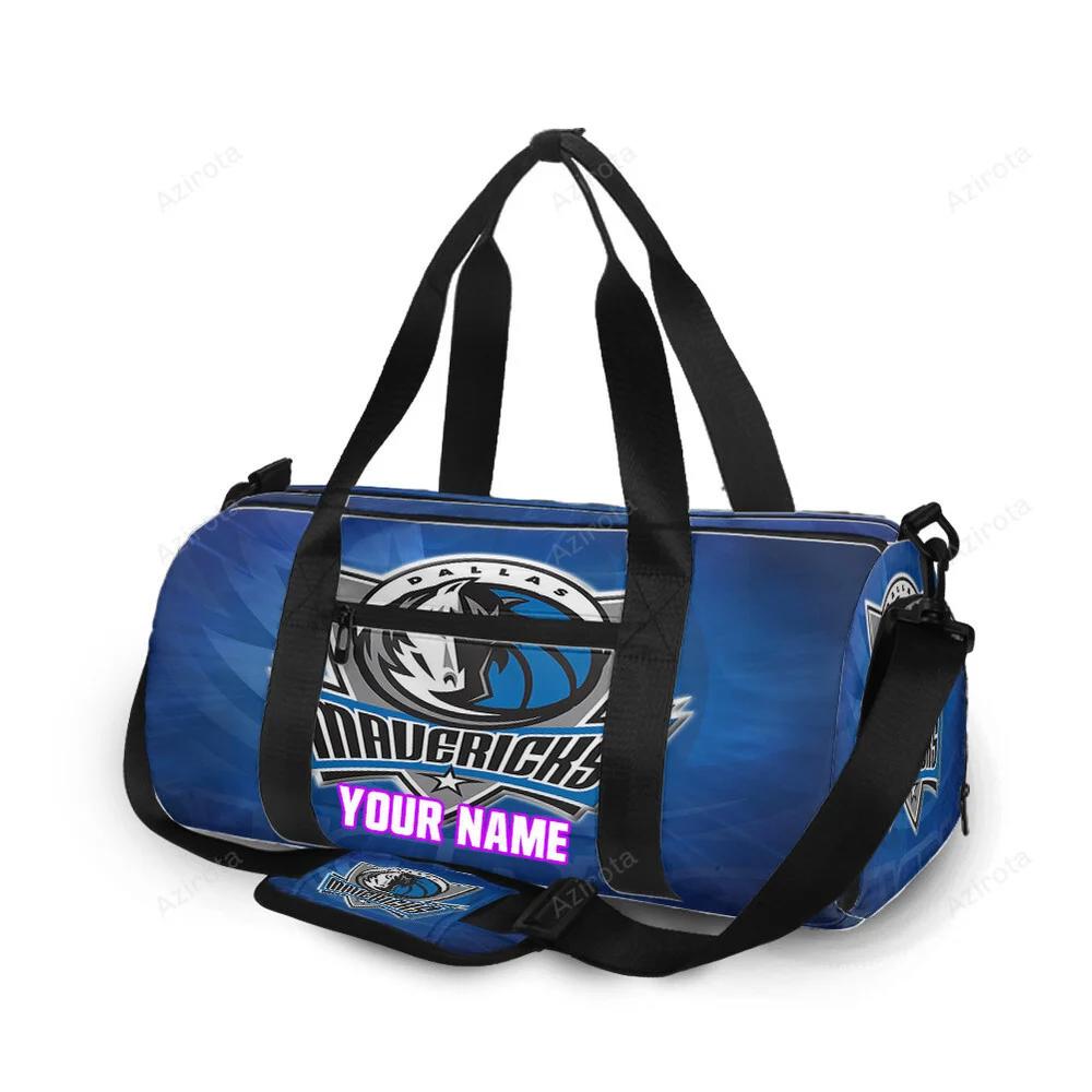 Dallas mavericks logo art 16 personalized name travel bag gym bag 1912 Travel Bag