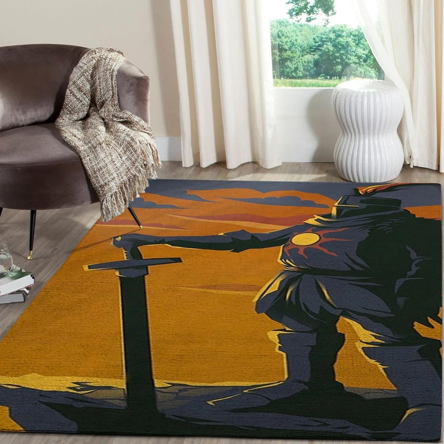 Dark sould remastered gaming area rugs living room carpet fn150106 rug regtangle carpet floor decor home decor Rectangle Rug
