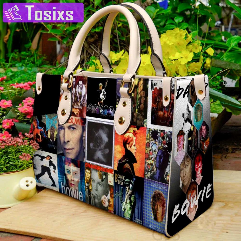 David bowie  leather handbag for women gift (2) 4087 Women Leather Hand Bag