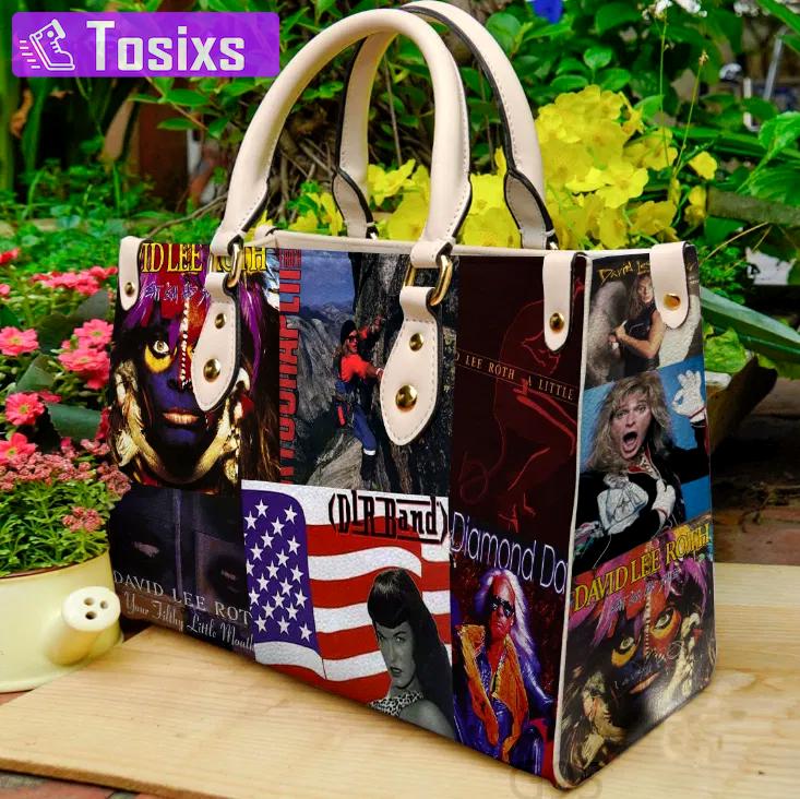 David lee roth leather handbag for women gift 2530 Women Leather Hand Bag