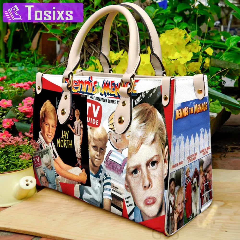 Dennis the menace leather bag for women gift 1863 Women Leather Hand Bag