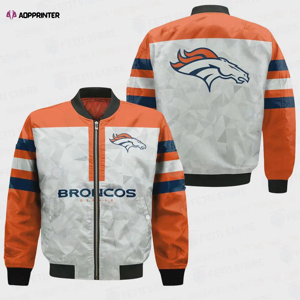 Denver broncos nfl 2023 starter thursday night gridiron raglan unisex bomber jacket v6 Bomber Jacket